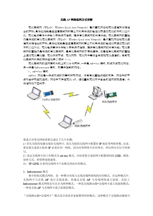 无线AP网络组网方式详解