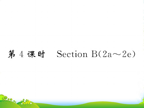 人教版九年级英语上册课件：Unit 12第4课时 Section B(2a2e)