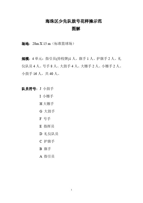 海珠区少年队鼓号花样操示范-图解2(new)