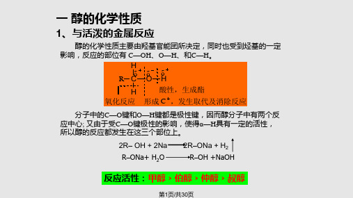 醇酚醛酮的性质PPT课件