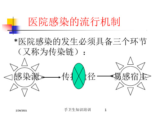 手卫生知识培训培训课件