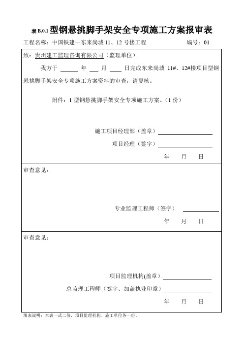 安全文件报审表分析