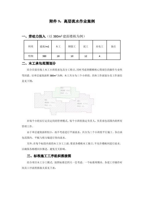 《主体施工阶段计划编制要点案例——高层流水作业案例》