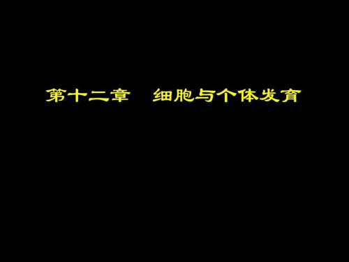 《细胞生物学》PPT课件