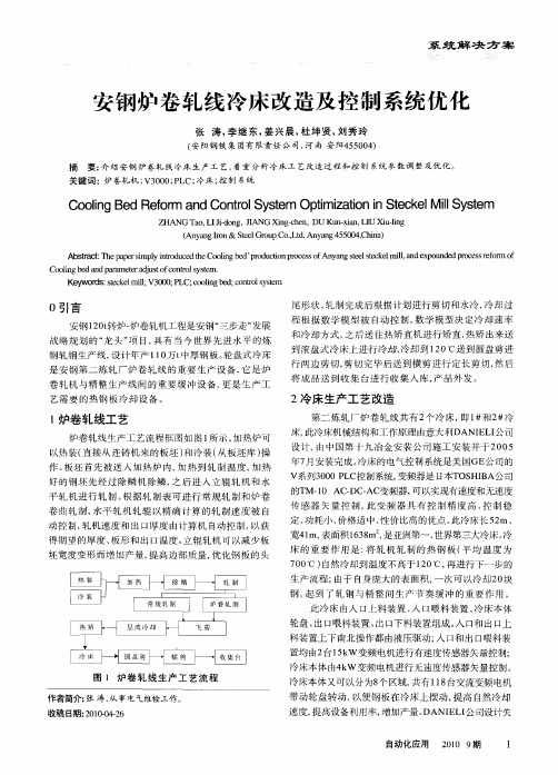 安钢炉卷轧线冷床改造及控制系统优化