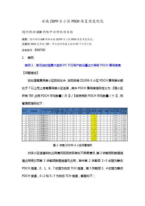 PDCH高复用度优化案例