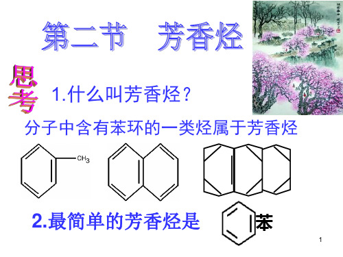 人教版化学选修5芳香烃公开课