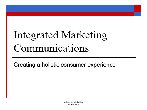 Integrated Marketing Communications