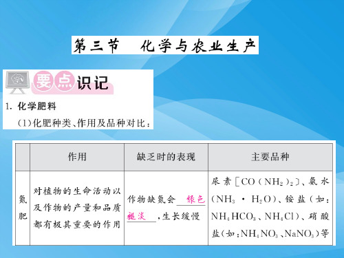 2018届九年级化学下册第11单元化学与社会发展课件(鲁教版)(3)化学课件PPT