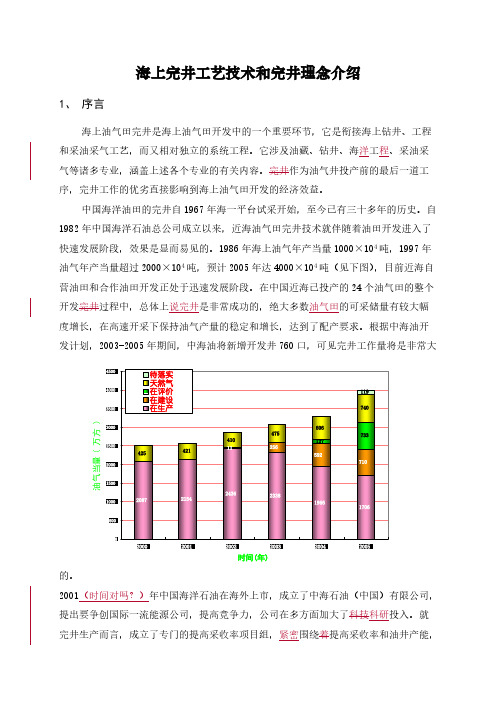 海上完井工艺技术和完井理念介绍