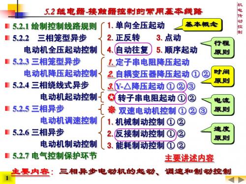 机电传动控制-5控制电器与继电器-接触器控制系统②