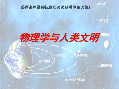 人教高中物理必修1 物理学与人类文明(共29张PPT)[优秀课件资料]