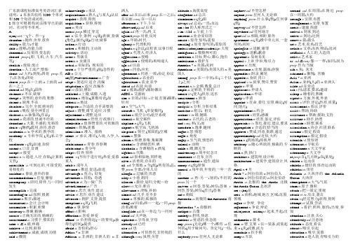 2016年英语高考必备词汇3500+短语360(打印版)