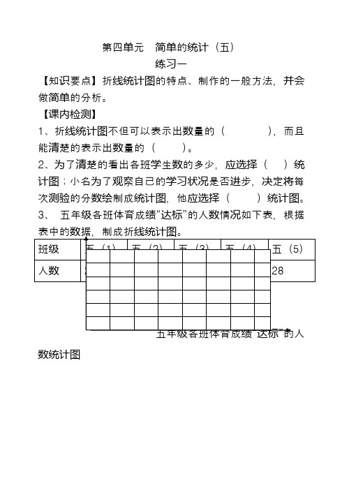 2020年六年级数学简单的统计