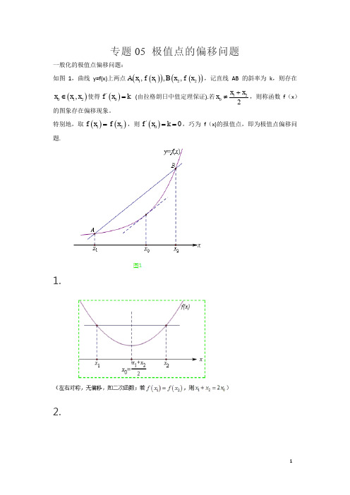 专题05 极值点的偏移问题-2020年数学(理)冬令营集训之函数、三角函数、导数