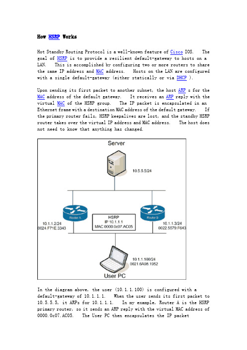 Cisco 数据中心之 HSRP, vPC 以及 vPC Peer-Gateway 介绍