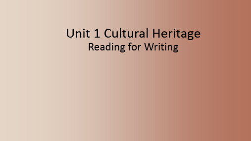 新人教高中英语必修二Unit1Readingforwriting-writeanews report