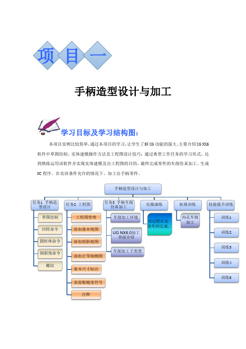 项目一任务1手柄造型设计2007分析