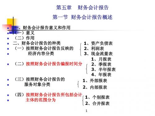 会计学原理5财务会计报告