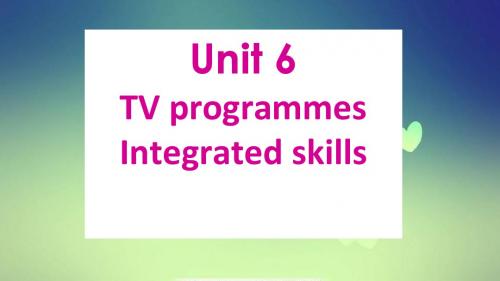 译林牛津版 9 A Unit 6 integrated skills 公开课教学课件