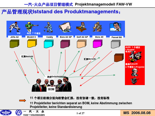 一汽大众项目管理