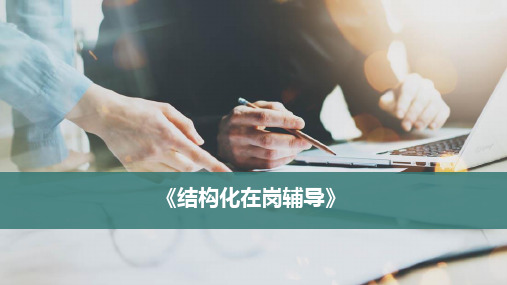 结构化在岗辅导
