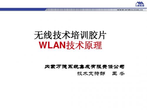 WLAN技术原理