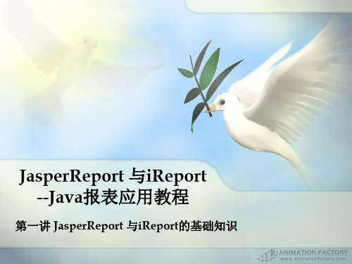 第一章JasperReport与iReport教程