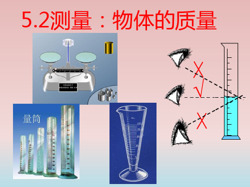 5.2测量：物体的质量(新教材)-八年级物理上学期同步教学课件(沪科版2024)