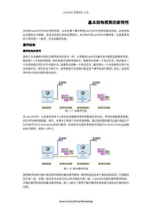 基本结构框图的新特性