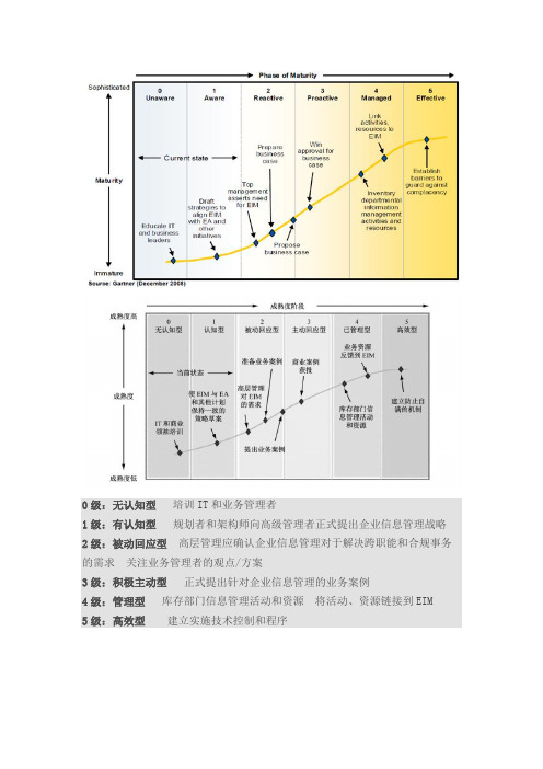 Gartner：企业信息管理成熟度模型(中文版)