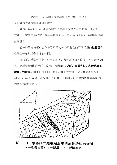 第四章 岩体工程地质性质