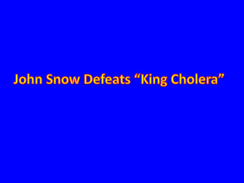 人教版高中英语必修5课件说课 unit1(John Snow defeats ‘King Gholera’)  (共40张PPT)