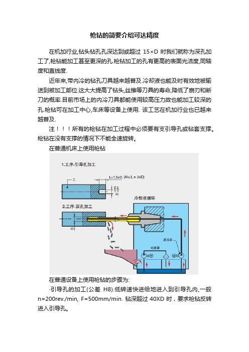 枪钻的简要介绍可达精度