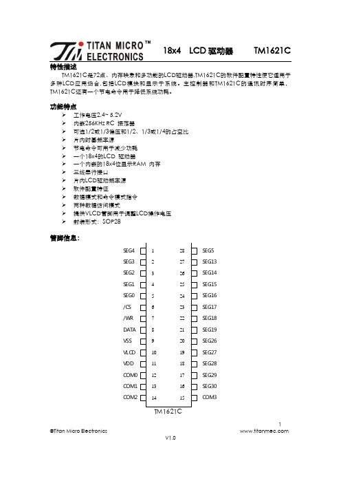 TM1621C_V1.0 天微小康