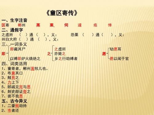 北师大版七年级语文上册字词复习课件.