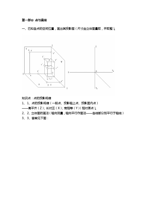 第一章 投影基本知识