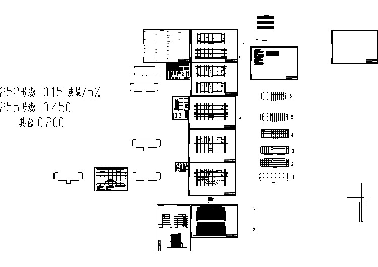 云南某公司五层傣族风格办公楼建筑设计施工图