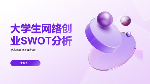 大学生网络创业SWOT分析