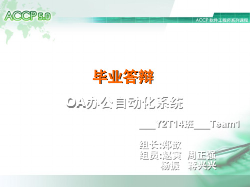OA办公自动化系统培训教材(ppt 15页)