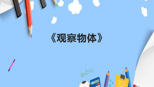 《观察物体》课件