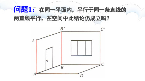 直线与直线平行ppt课件