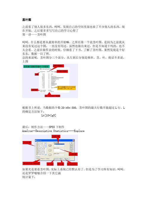 生物统计学茎叶图