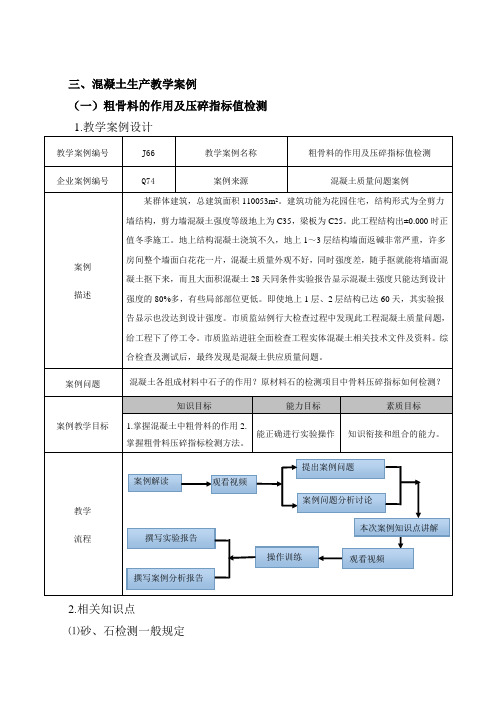 J66-粗骨料的作用及压碎指标值检测