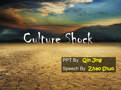 Culture shock 文化冲击