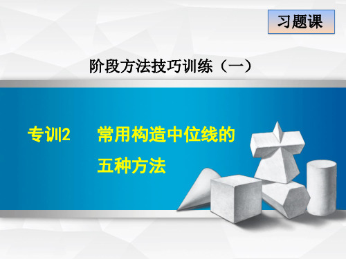 专训常用构造中位线的五种方法