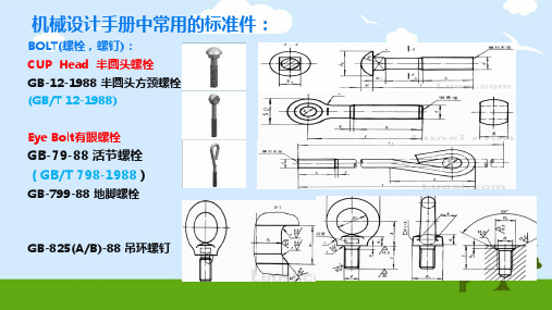 UG重用库GB标准件名称注释