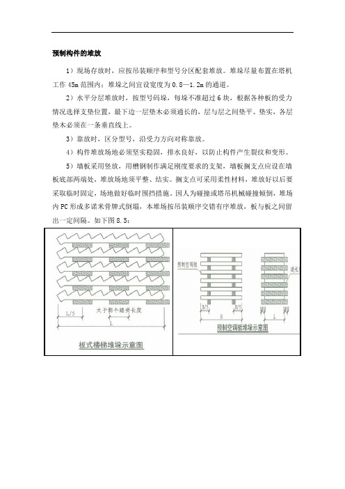 预制构件的堆放5