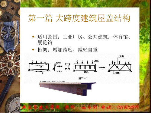 大跨度建筑屋盖结构课件