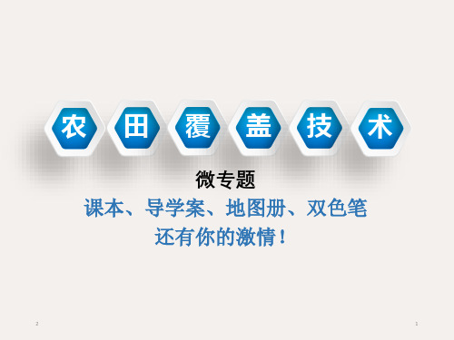 山东省新高考高三三轮冲刺微专题：农业覆盖技术(共19张PPT)